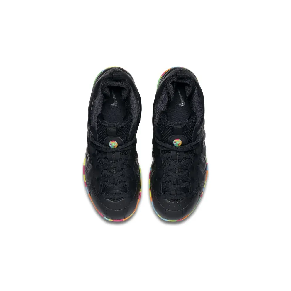 Nike Air Foamposite One Black Fruity Pebbles (PS) Black/Poison Green-Pink Flash-Gamma Blue (846078-001)