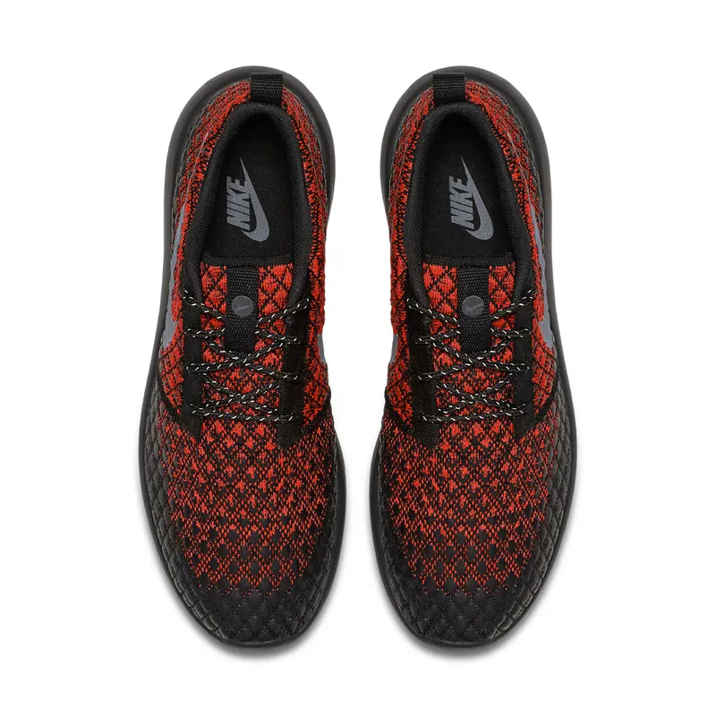 Nike Roshe Two Flyknit 365 Bright Crimson/Dark Grey (859535-600)