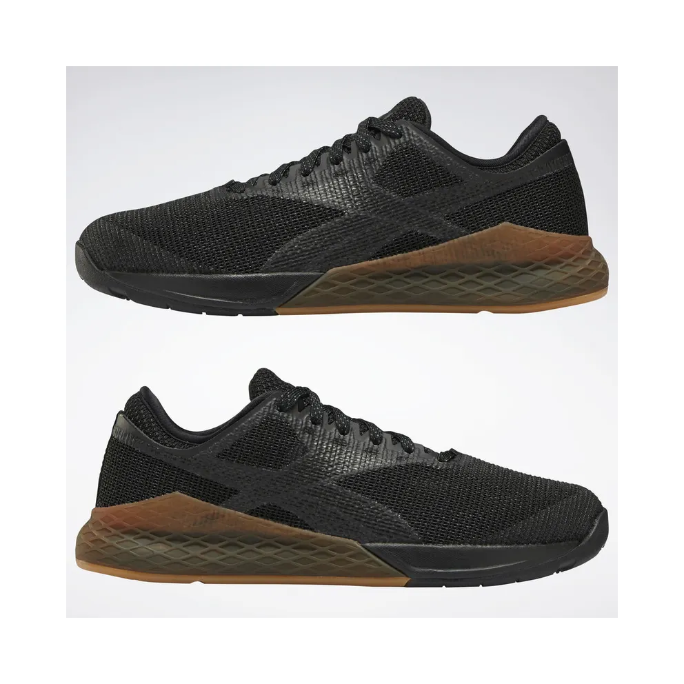 Reebok Nano 9 Black Gum (W) Black/True Grey 7-Reebok Rubber Gum 03 (Other Brands Other)