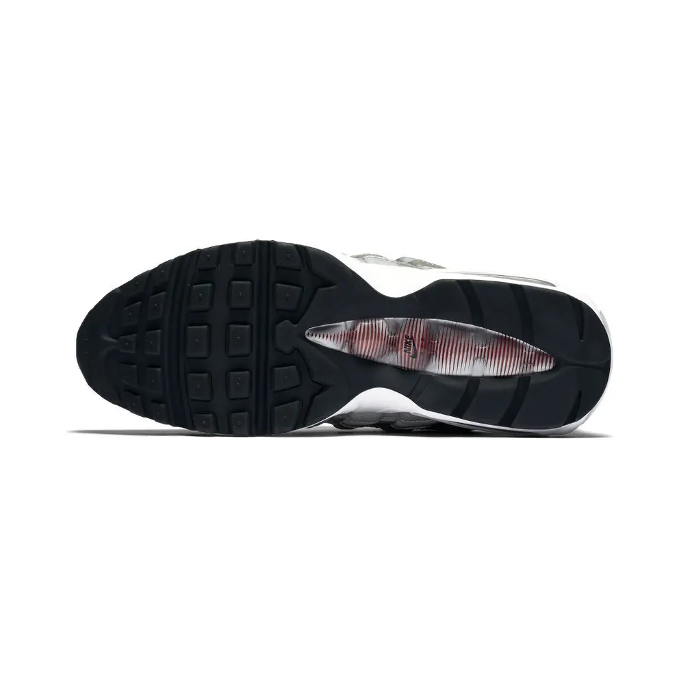 Nike Air Max 95 Silver Bullet Metallic Silver/Varsity Red-White-Black (918359-001)