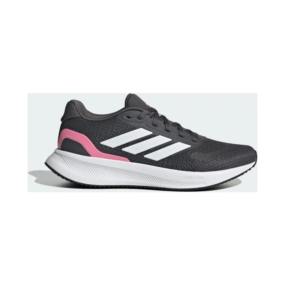 Adidas Runfalcon 5 Running Shoes Grey Six / Cloud White / Bliss Pink (JQ6300)