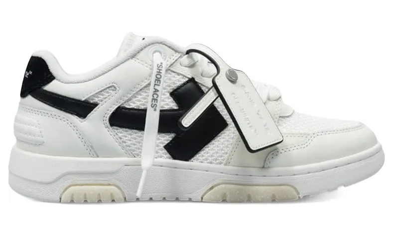 OFF-WHITE Out Of Office OOO Low Slim White Black (OWIA276C99LEA0020110)