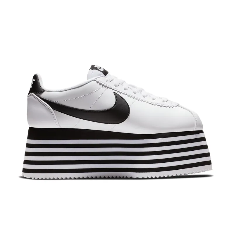 Nike Cortez Platform Comme des Garcons White Black (W) White/Black (BV0070-100)