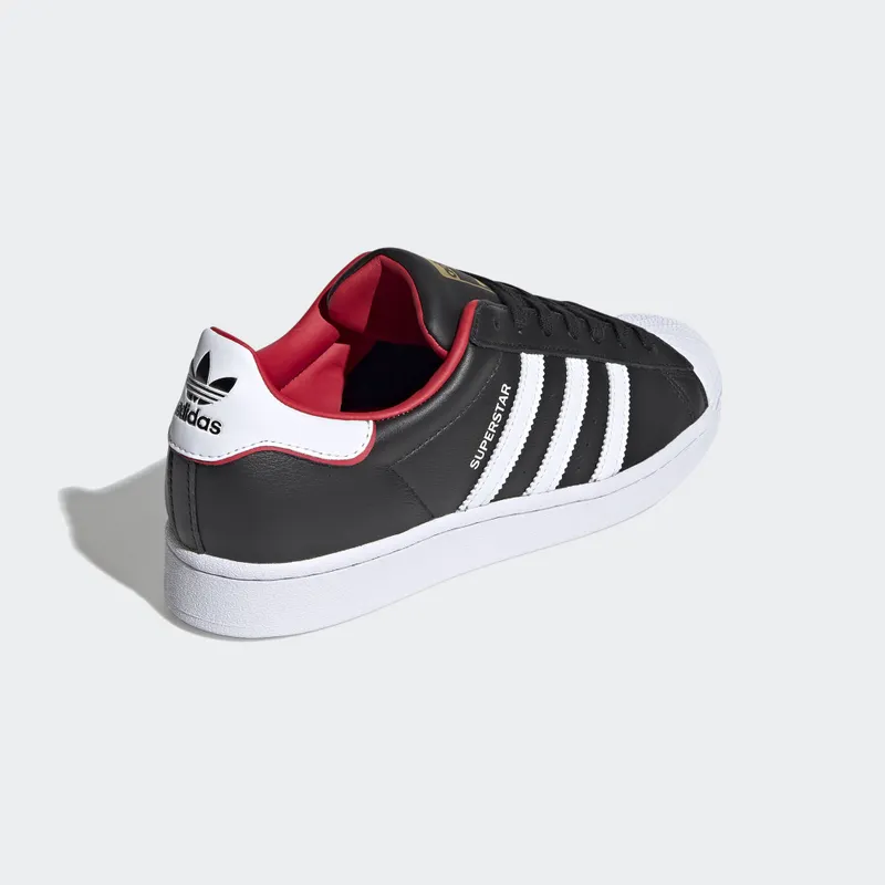 adidas Superstar Valentines Day Black (2020) Core Black/Cloud White/Scarlet (FW6385)