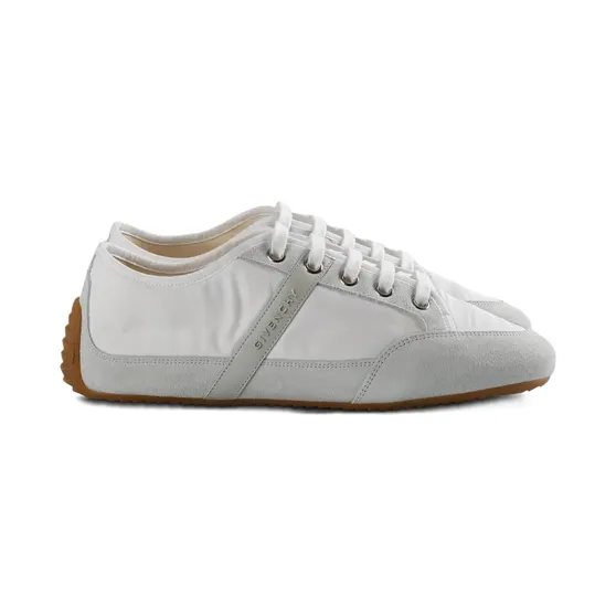 Givenchy White Silm Sneakers in nylon and suede BH00AZH1WL/R_GIV-100_600-42.5