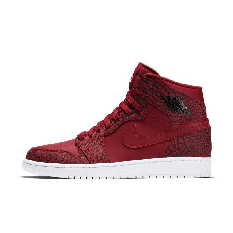 Jordan 1 Retro Red Elephant Print Gym Red/White-Team Red-White (839115-600)