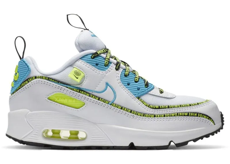 Nike Air Max 90 SE Worldwide Pack Blue Fury Volt (CV7665-100)