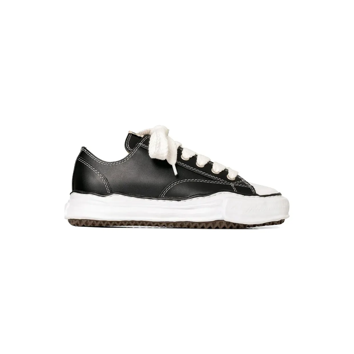 Maison Mihara Yasuhiro Peterson OG Sole Leather Low Black (A06FW736-13)