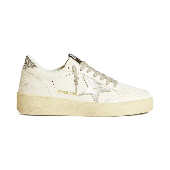 Golden Goose White/silver/platinum glitter Ball Star sneakers GWF00804F006966/T_GOLDE-80185_500-41