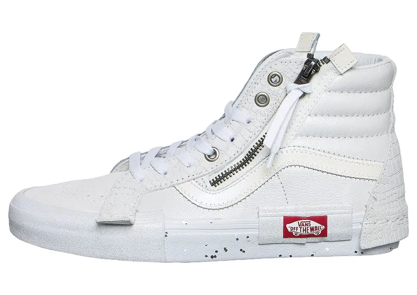 Vans SK8-Hi Reissue CAP (Glitter Mix) Blanc / Black / True White (VN0A3WM1TUT1)