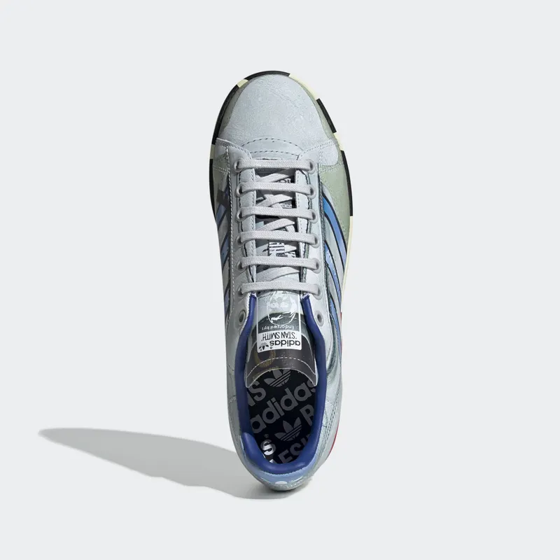 adidas  Micropacer Stan Smith Raf Simons Silver Metallic/Red/Red (EE7950)