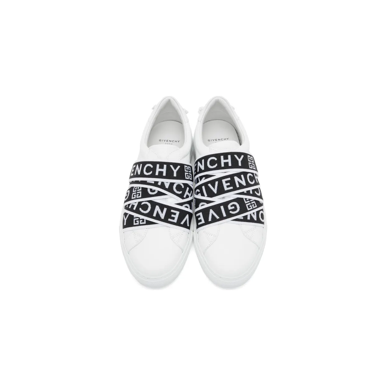Givenchy White Webbing Low Sneakers (BE000JE0DE) (4)