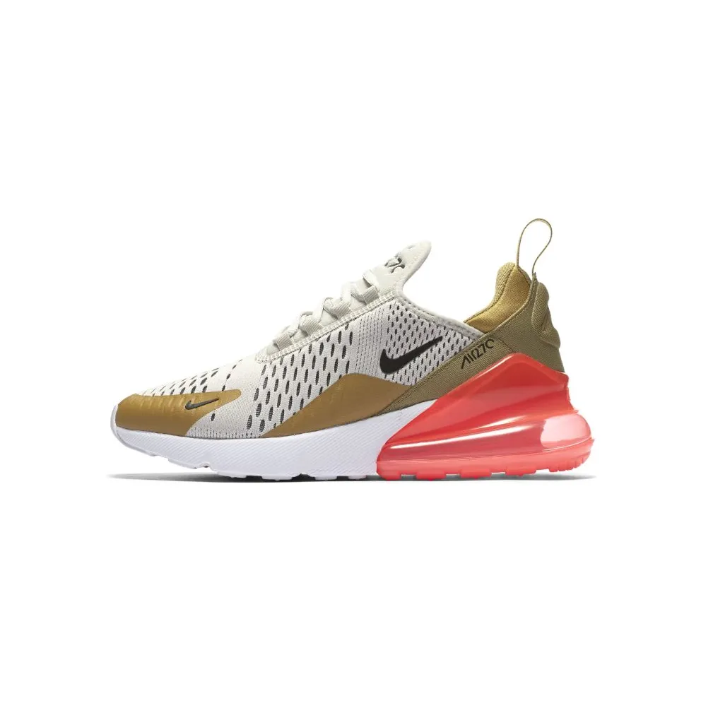 Nike Air Max 270 Flat Gold (W) Flat Gold/Black-Light Bone-White (AH6789-700)