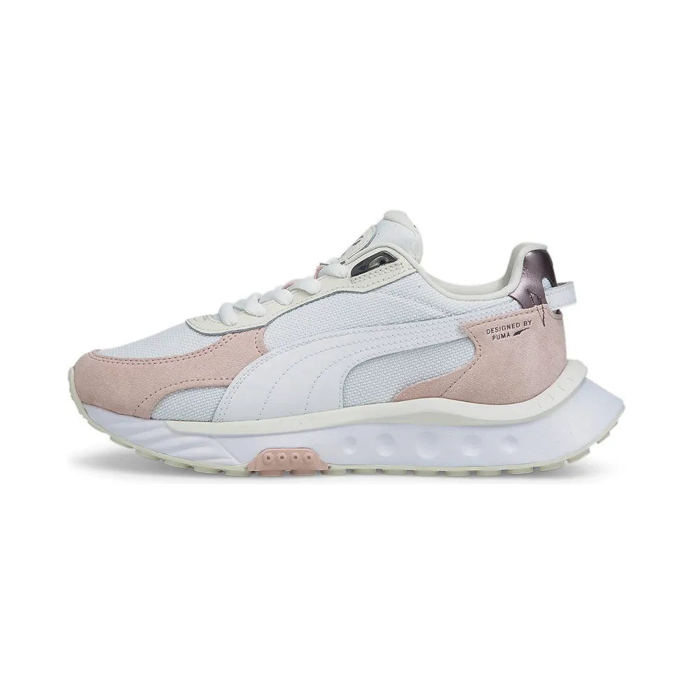 PUMA Wild Rider Soft Metal Women’ Vaporous Gray/Lotus (381900-01)