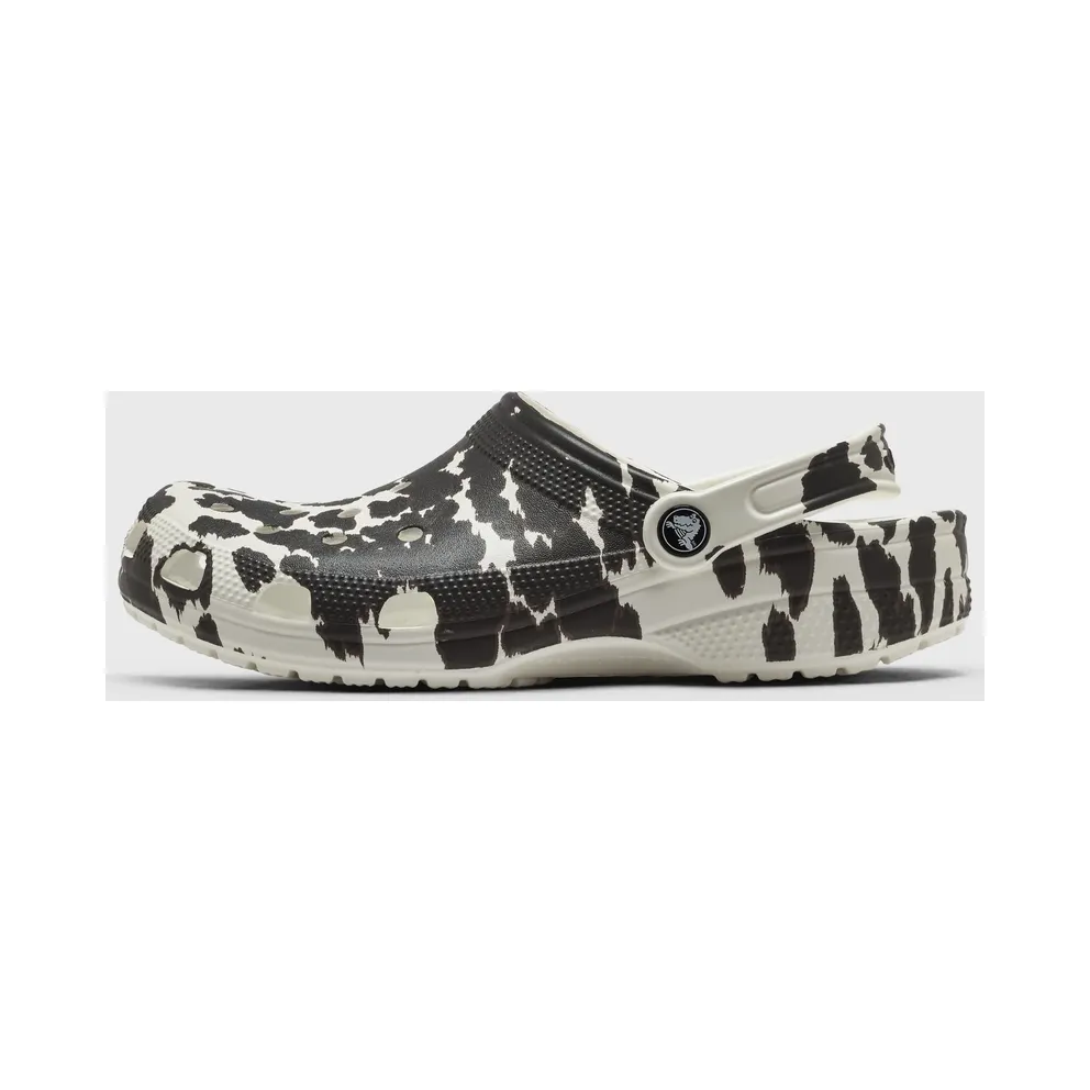 Crocs Classic Pop Animal Clog White