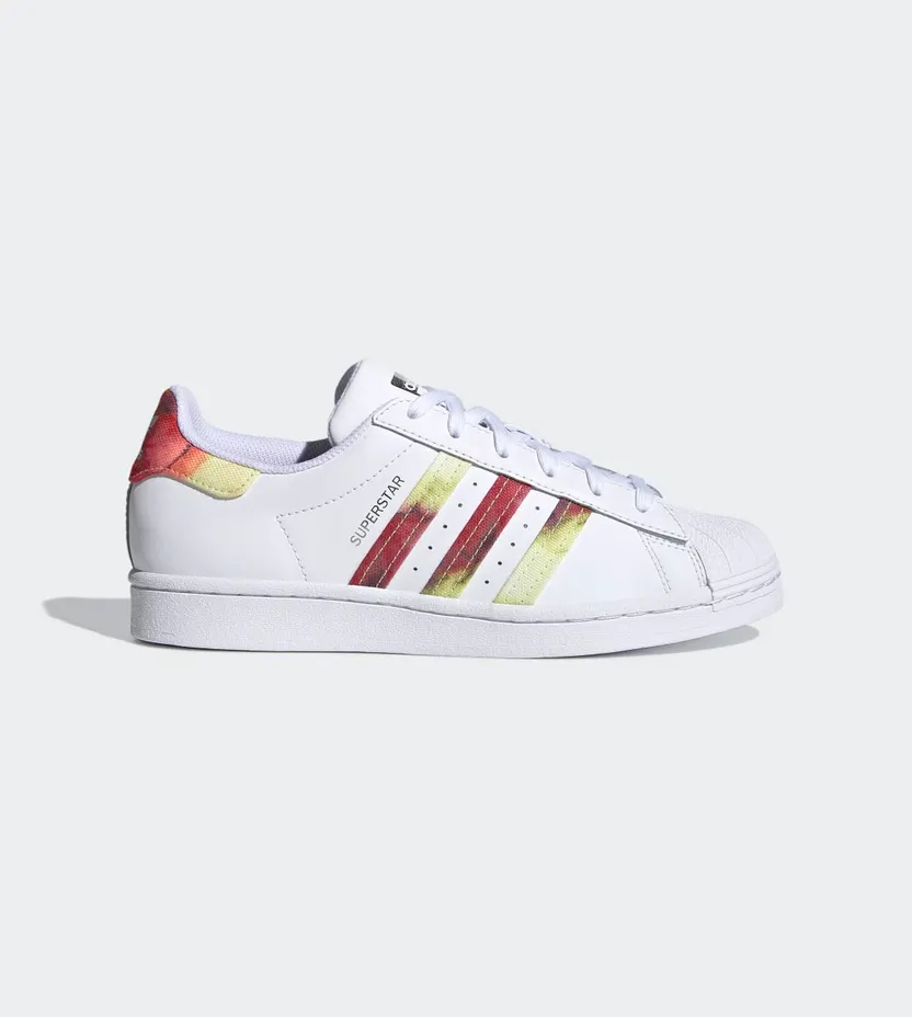 adidas Superstar Cloud White / Crew Red / Hi-Res Yellow (FY7250)