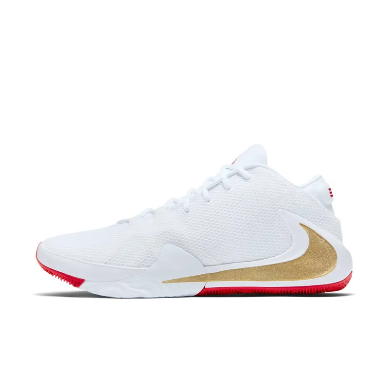 Nike Zoom Freak 1 Roses White/Metallic Gold-University Red (BQ5422-100)