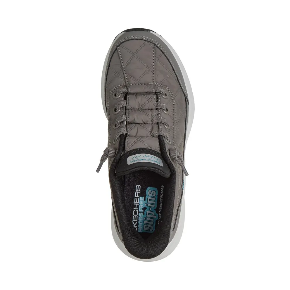 Skechers Slip-ins: Contour Foam – Cozy Fit Sneaker Houtskool/Black