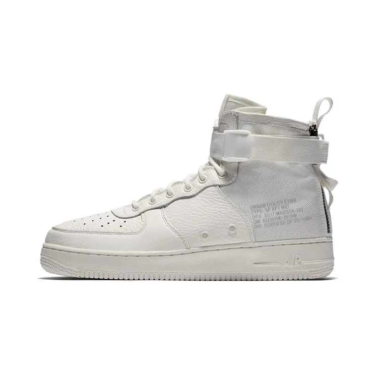 Nike SF Air Force 1 Mid Triple “Ivory / Reflect Silver” (AA6655-100)