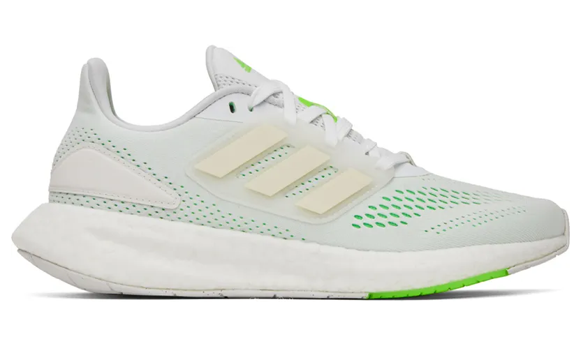 adidas Pureboost 22 Cloud White / Cloud White / Beam Green (GZ5175)