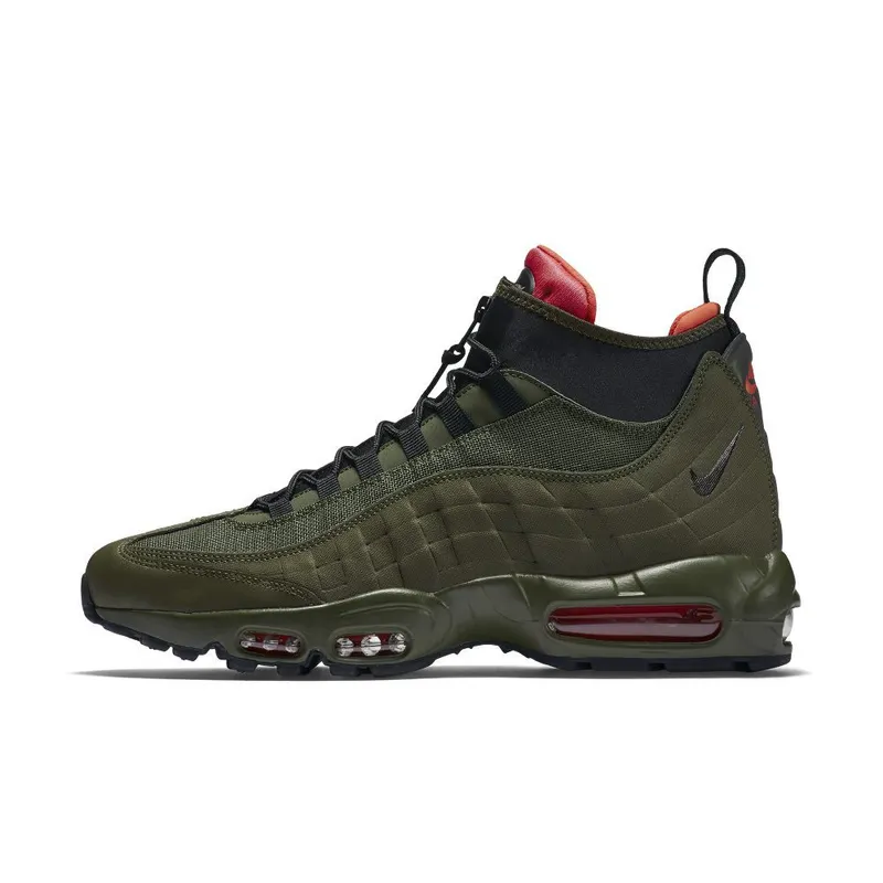 Nike Air Max 95 Sneakerboot Dark Loden Dark Loden/Black-Cargo Khaki-Bright Crimson (806809-300)
