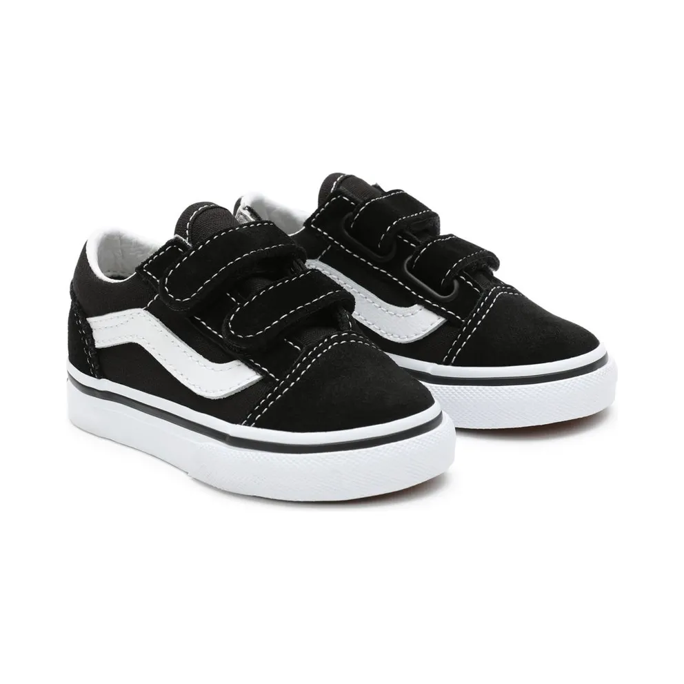 Vans Old Skool V Black White (TD) Black/White (VN000D3YBLK)