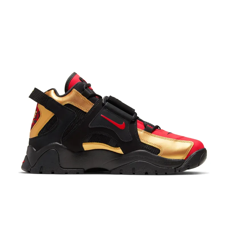 Nike Air Barrage Mid Black Metallic Gold (CT1573-700)