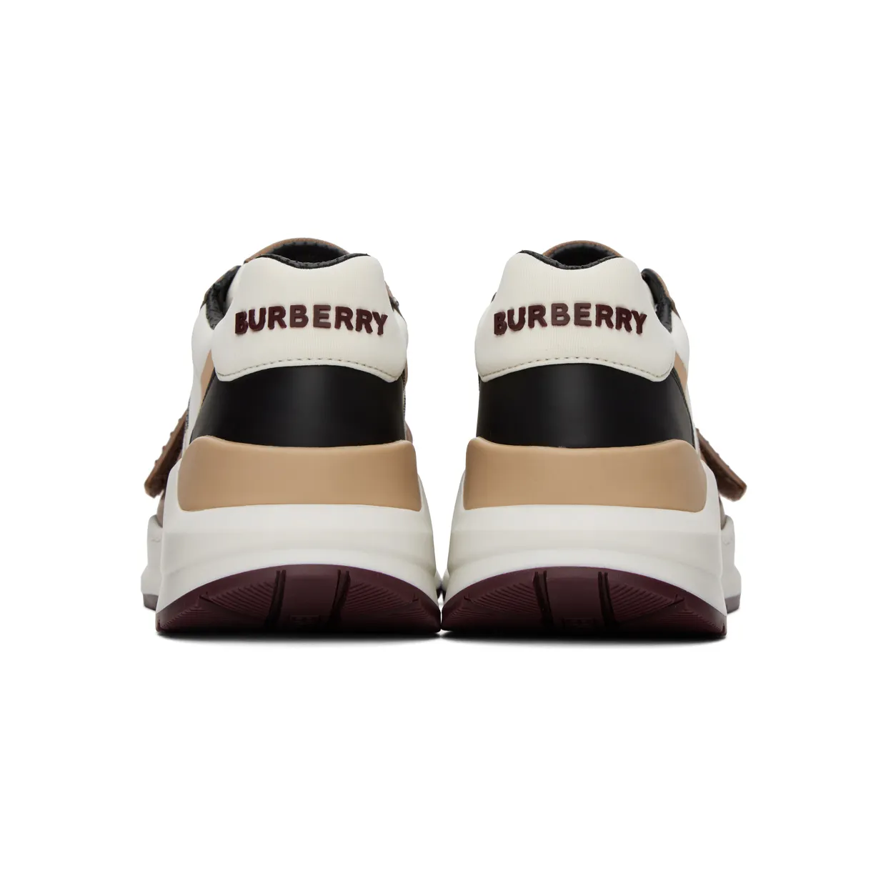 Burberry Brown Check Sneakers (8058874) (2)