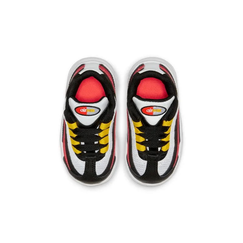 Nike Air Max 95 White Bright Crimson Black (TD) White/White-Bright Crimson (905462-105)