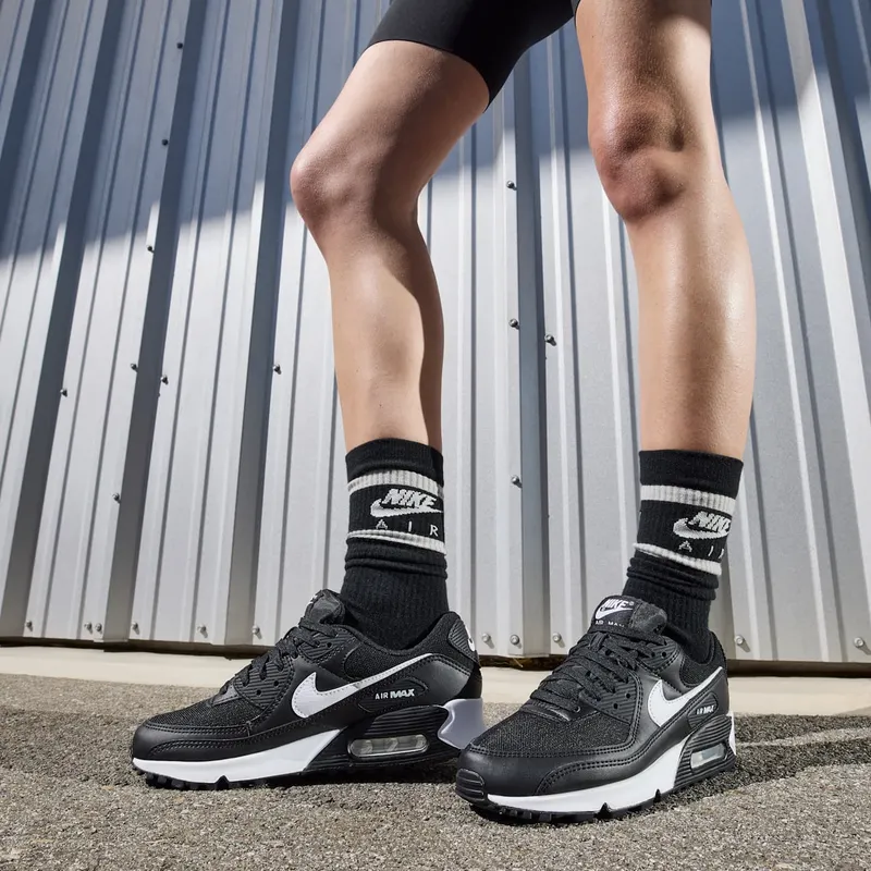 Nike Air Max 90 Black White (W) (DH8010-002)