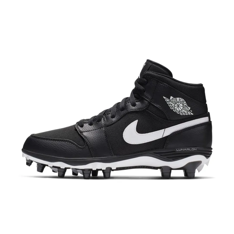Jordan 1 TD Mid Black White Black/White-White (AR5604-001)