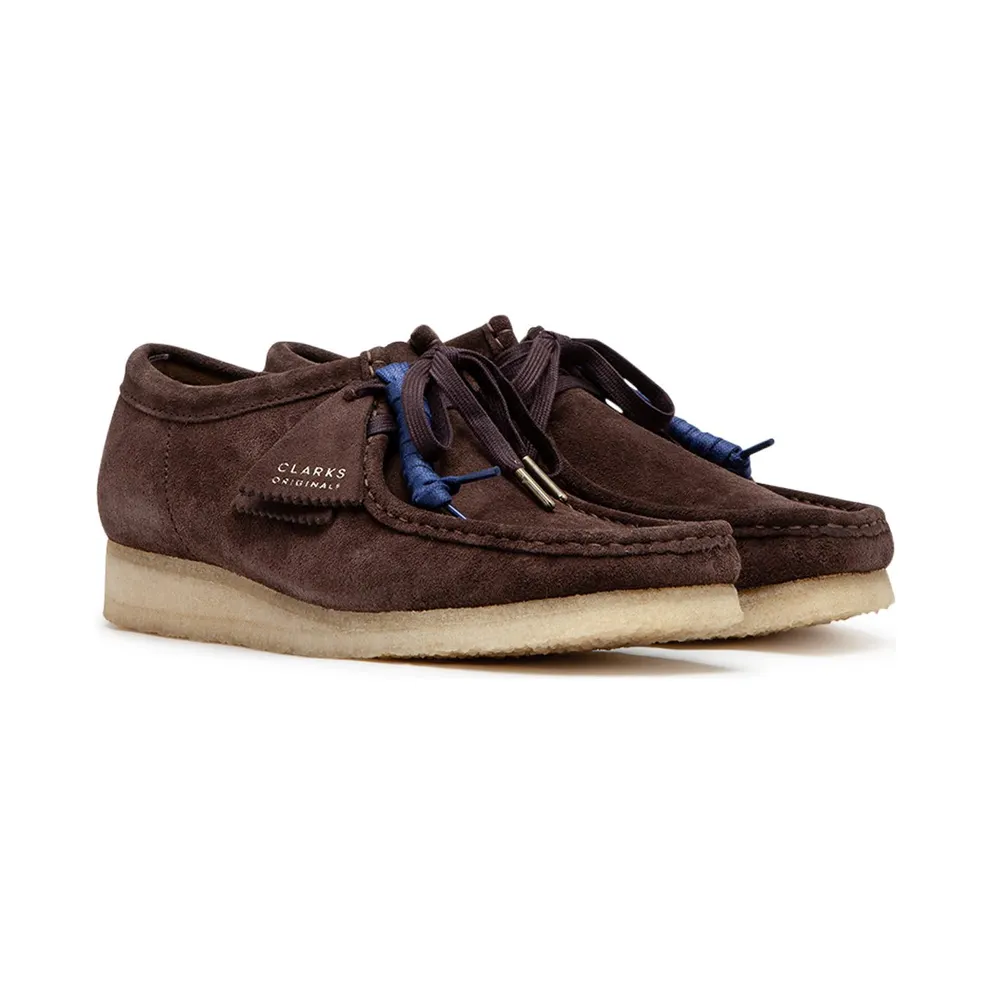 Clarks Originals Wallabee Dark Brown Suede (26156606)