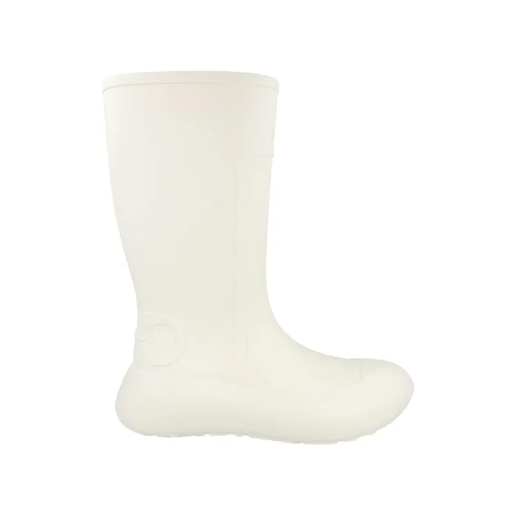 Ferragamo Gancini Logo Rain Boots White (01D315-999089-M)
