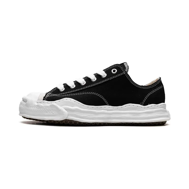 Maison Mihara Yasuhiro Hank OG Sole Canvas Low Black White (A05FW702-BLK)