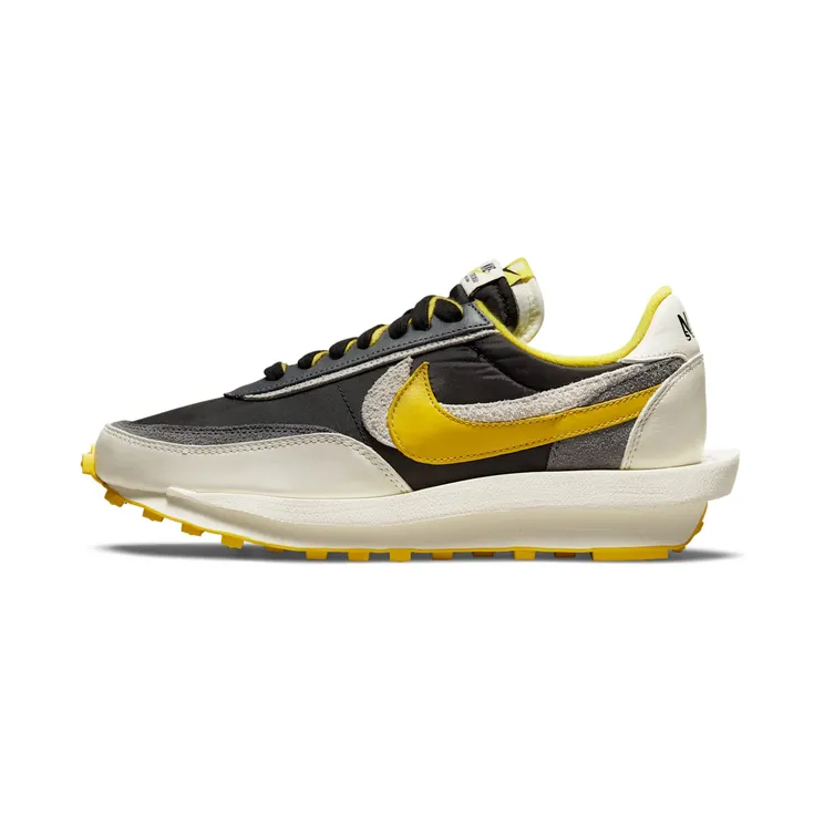 Nike LDWaffle x sacai x UNDERCOVER “Black / Sail / Dark Grey / Bright Citron” (DJ4877-001)