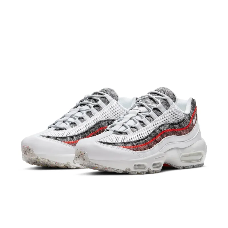 Nike Air Max 95 Crater White Photon Dust Bright Crimson (CV6899-100)