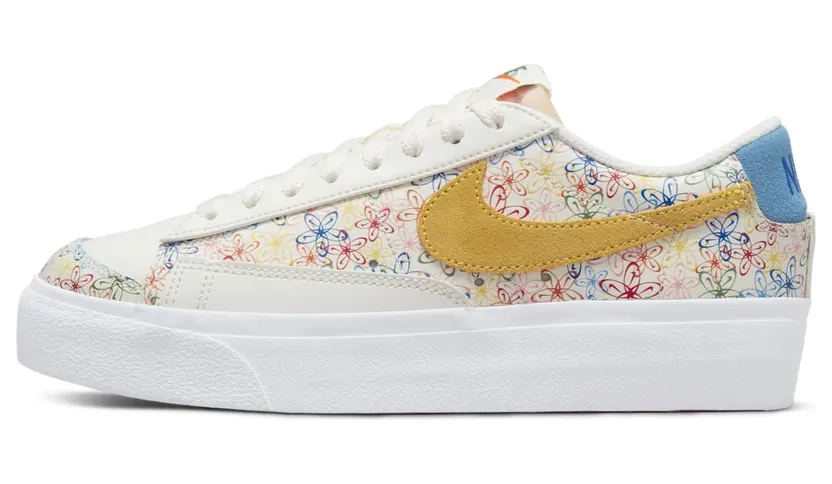 Nike Blazer Low Platform Floral Sail Sulfur (DV3210-100)