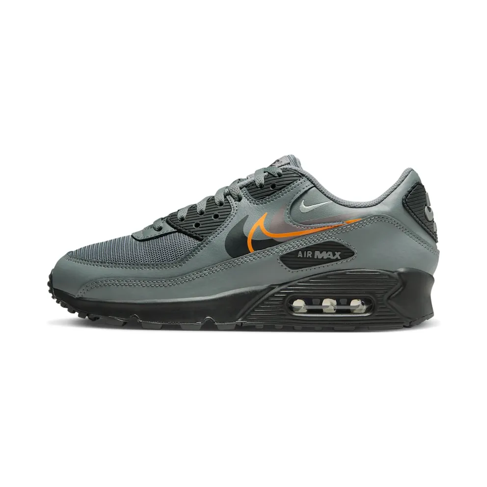 Nike Air Max 90 Multi Swoosh Smoke Grey Mandarin (FN7810-001)