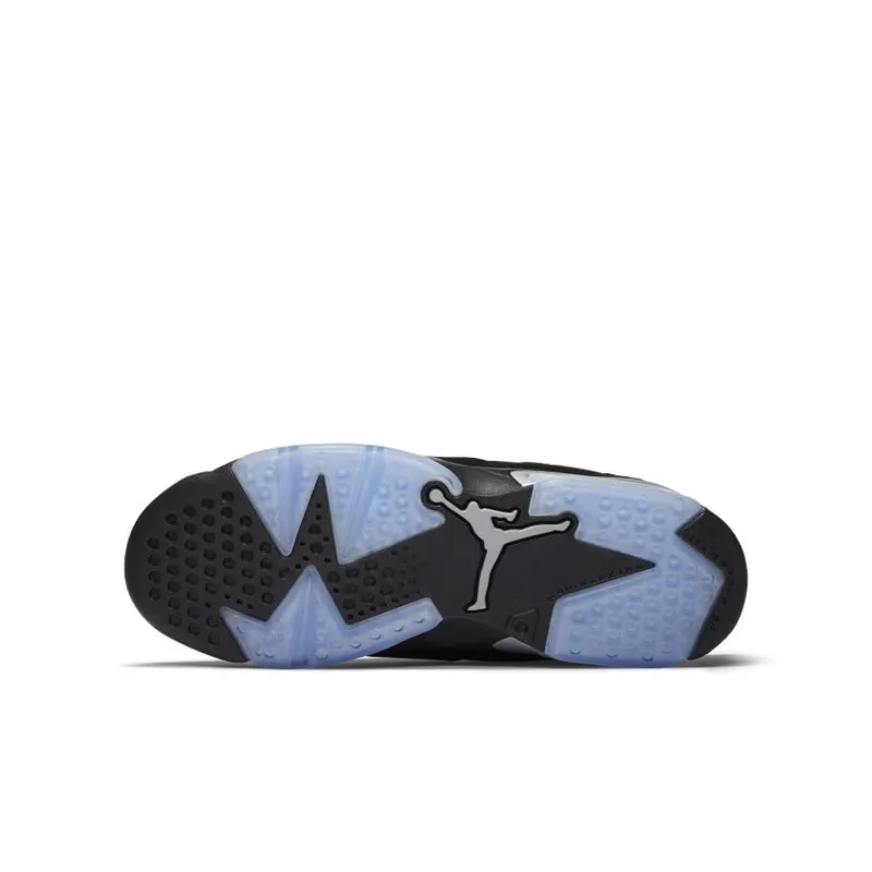 Jordan 6 Retro Chrome 2015 (GS) Black/Metallic Silver-White (768881-003)