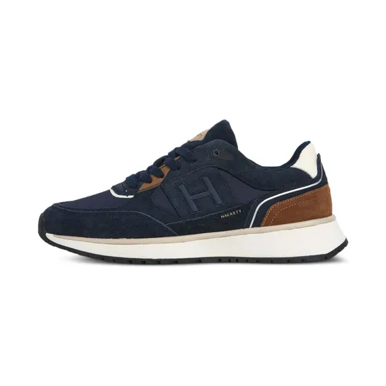 Hackett London Otto met monogram “Blue” (HMS200031)