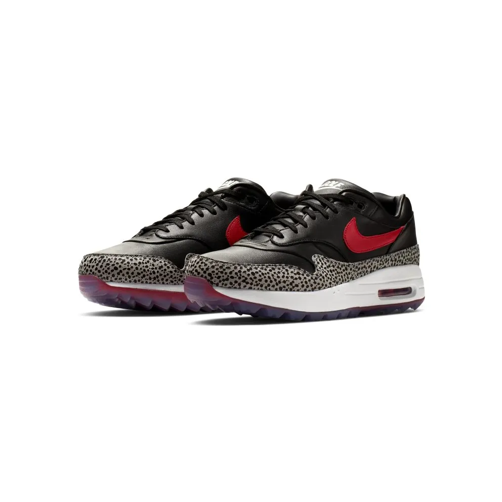 Nike Air Max 1 Golf Safari Bred Black/Cement Grey-Indigo Force-University Red (BQ4804-002)