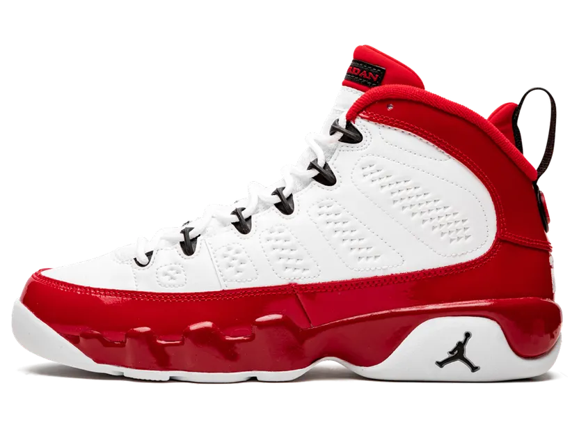 Jordan 9 Retro White Gym Red (GS)
