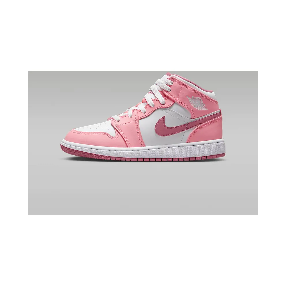 Nike Air Jordan 1 Mid Pink Valentine’s Day 2023 (GS) (DQ8423-616)