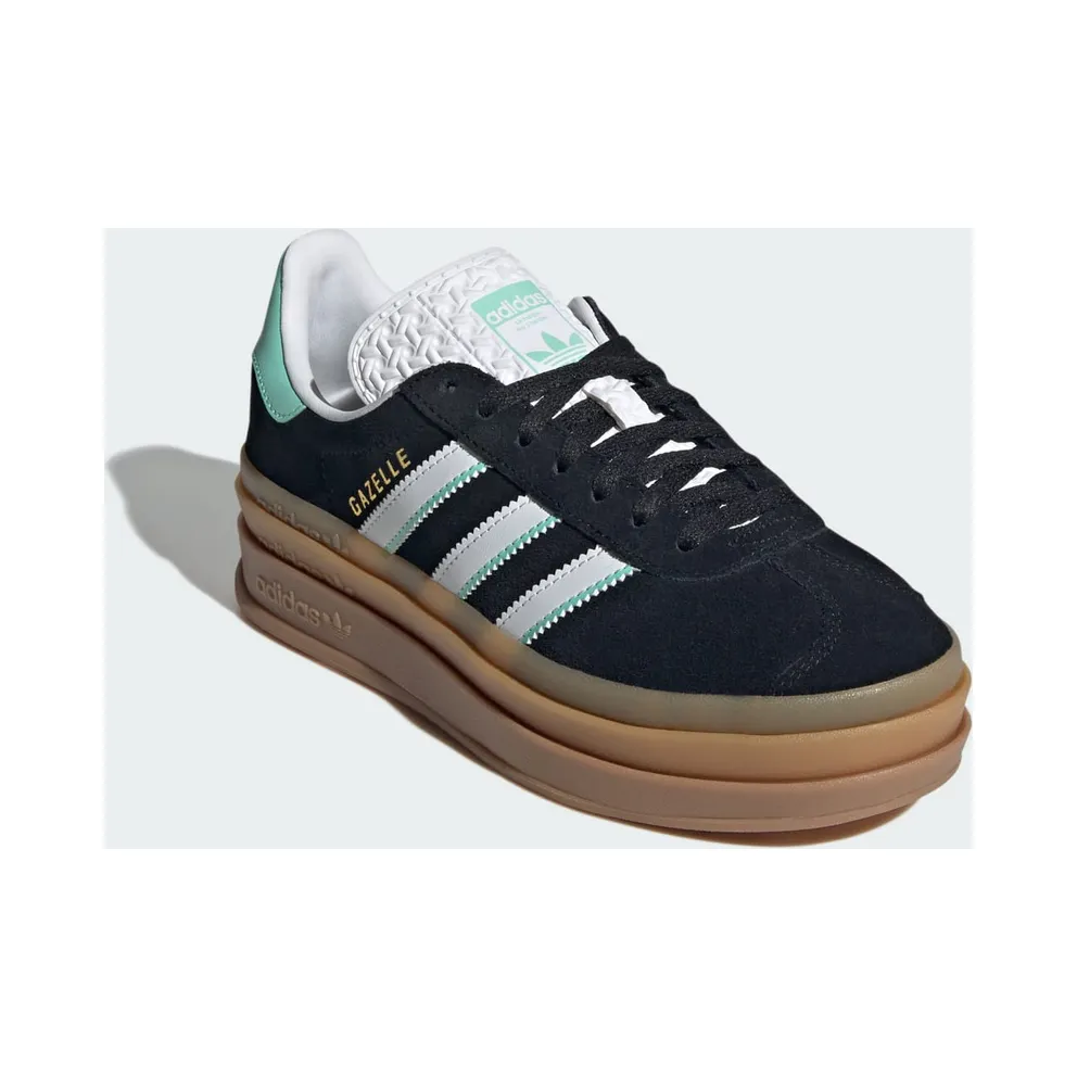 adidas Gazelle Bold Black White Mint Gum (IH6456)
