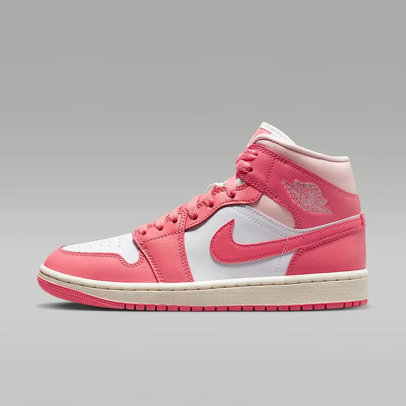 Nike Air Jordan 1 Mid Strawberries & Cream (W) (BQ6472-186)