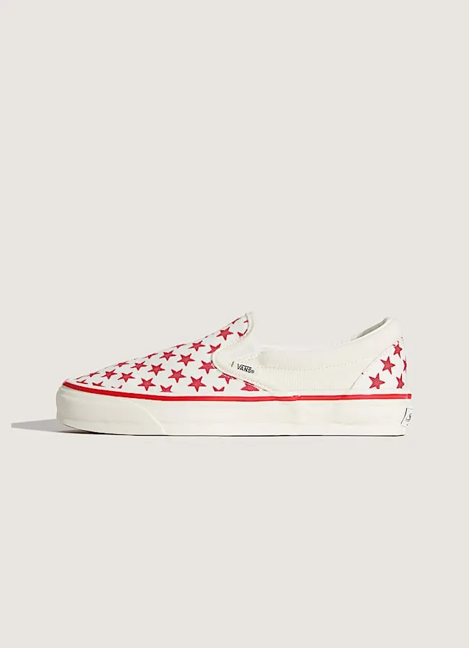 Vans Classic Slip-On 98 LX “STARS RACING RED / MARSHMALLOW” (VN000Z7ZBOP)