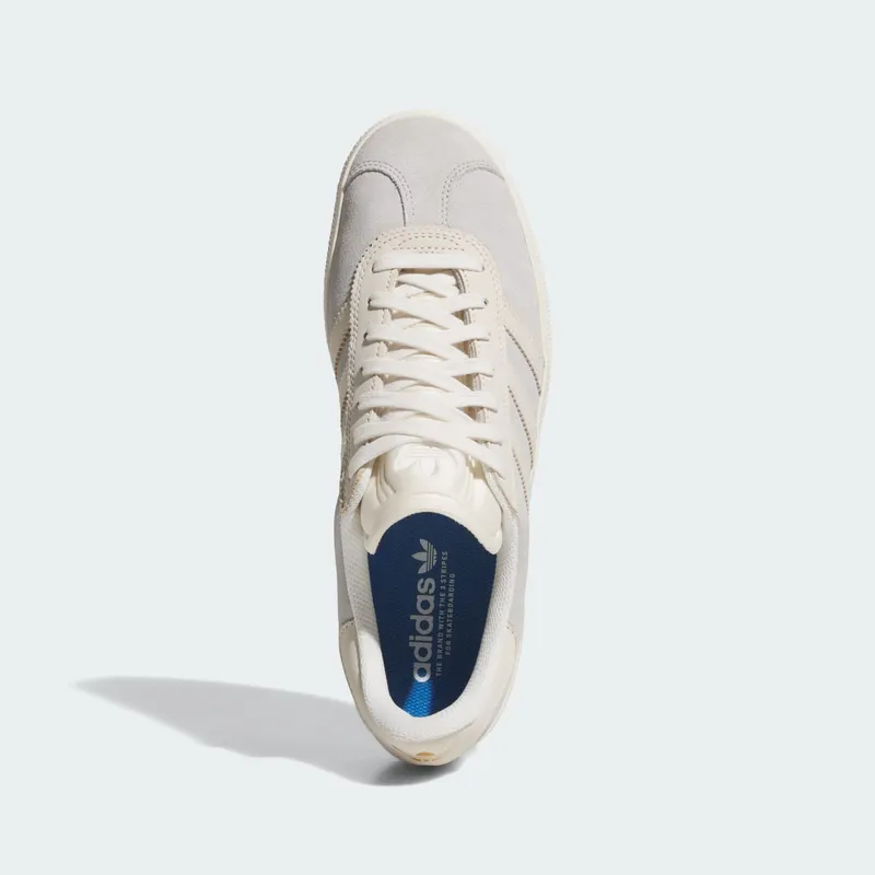 adidas Gazelle ADV Grey Two Chalk White Gold Metallic (JQ3723)