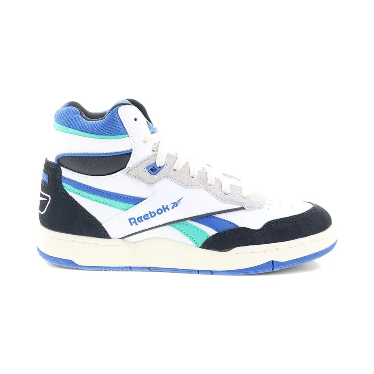Reebok BB 4000 II Mid White Black Unleashed Green (100201330)