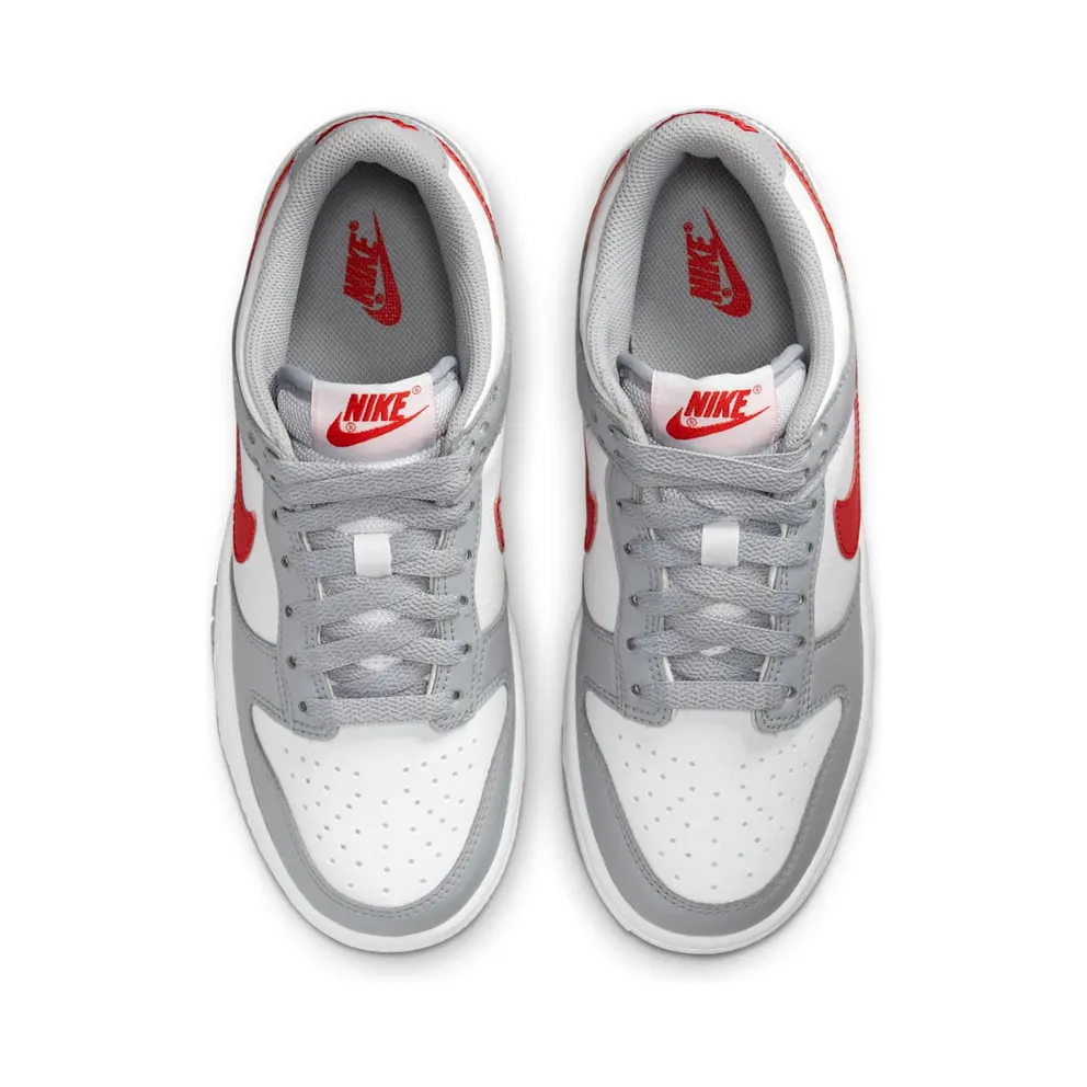 Nike Dunk Low White Grey Red (GS) (DV7149-001)
