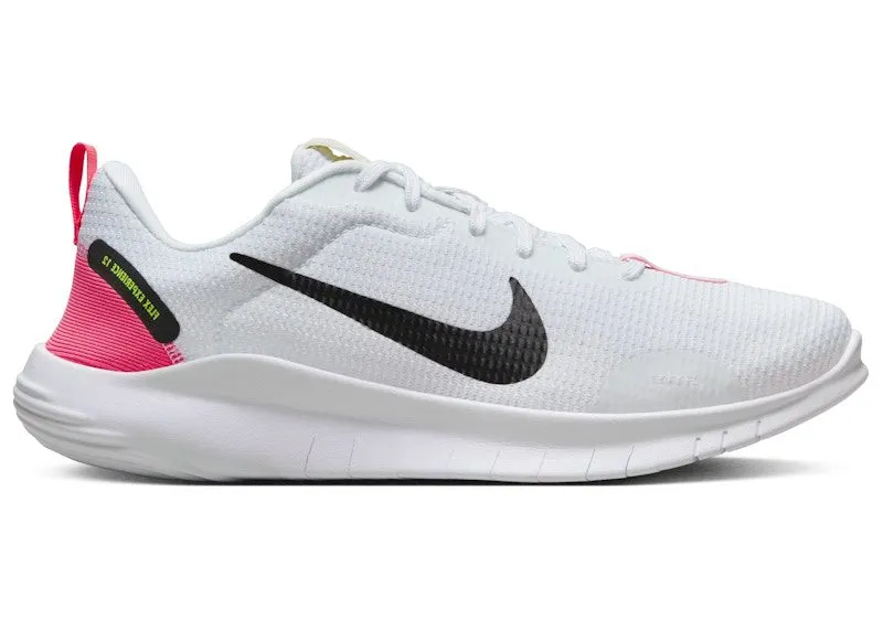 Nike Flex Experience Run 12 White Hot Punch Volt Black (DV0746-102)